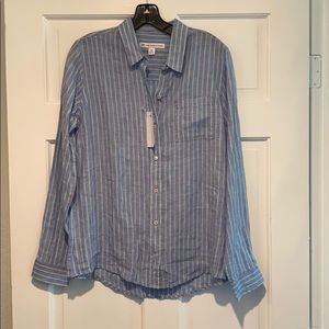🆕 Southern Tide Linen Button Up in Blue Heron